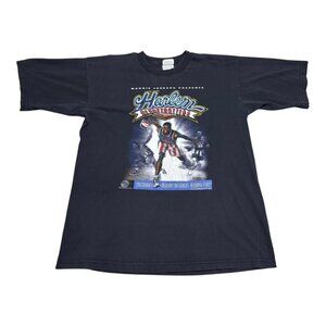 Vintage 1999 Harlem‎ Globetrotters World Tour Black Shirt Adult XL